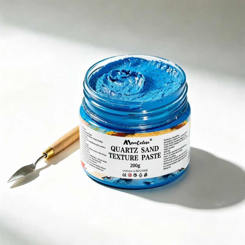 Montelise quartz sand texture paste for 3D canvas and wall art projects