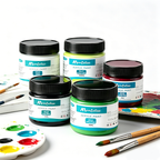 Montelise acrylic jar paint colors for canvas, crafts, and studio painting