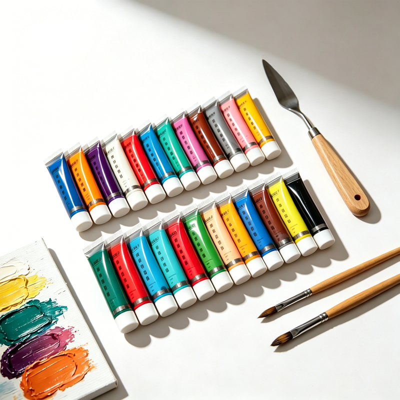 Montelise acrylic tube paint set with 12ml colors for starter painting kits