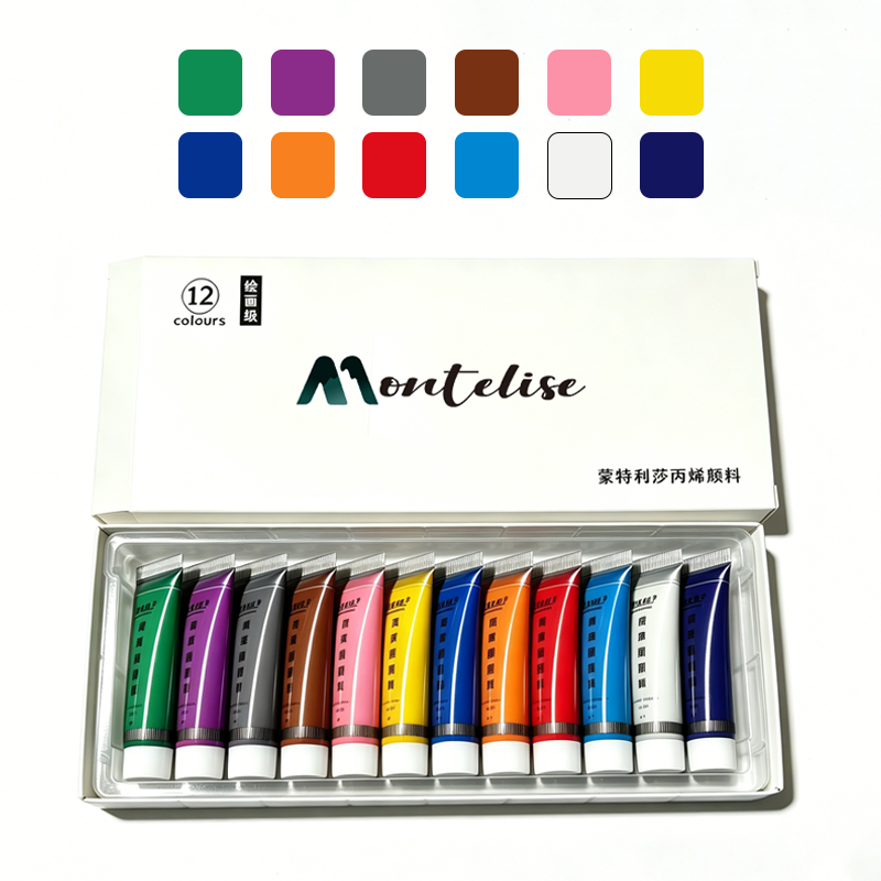12 Colors Regular Set / 12色普通色套装 - 12ml per tube