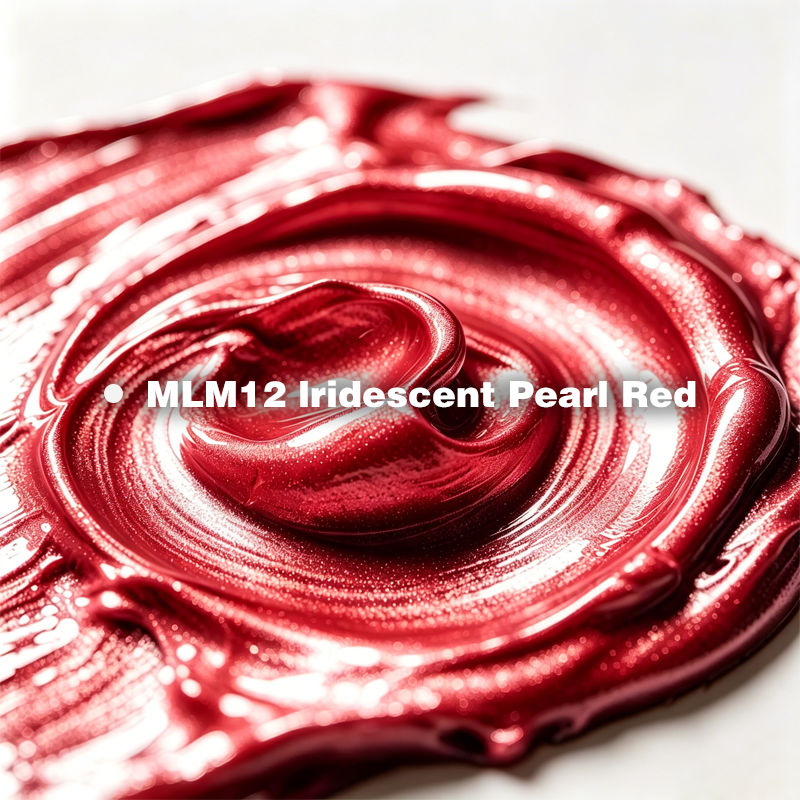 12 Iridescent Pearl Red