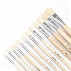 Montelise hog bristle brush 579 for acrylic texture painting and expressive strokes