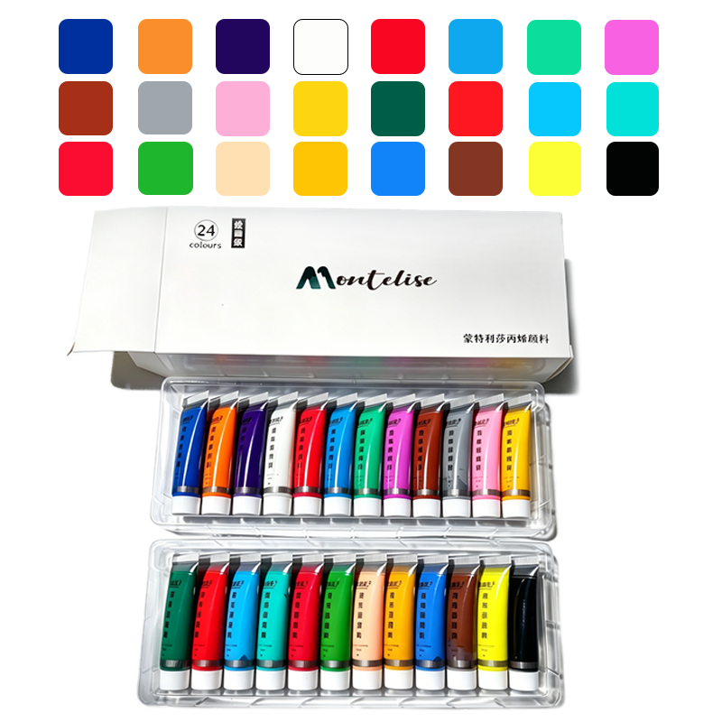 24 Colors Regular Set / 24色普通色套装 - 12ml per tube
