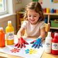 Montelise kids finger paint for family art, crafts, and creative play