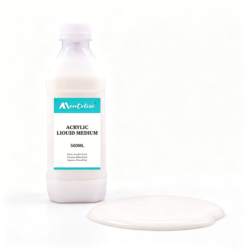 Montelise acrylic medium for flow, mixing, and paint control