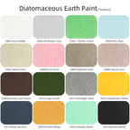 Montelise diatomaceous earth wall coating color chart for textured wall projects