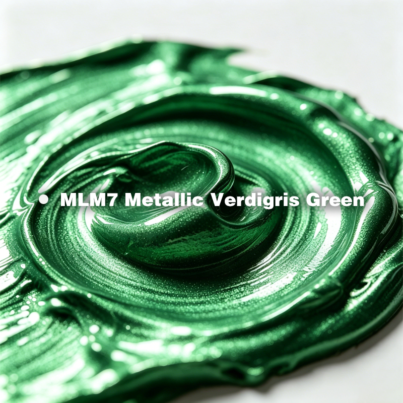 07 Metallic Verdigris Green