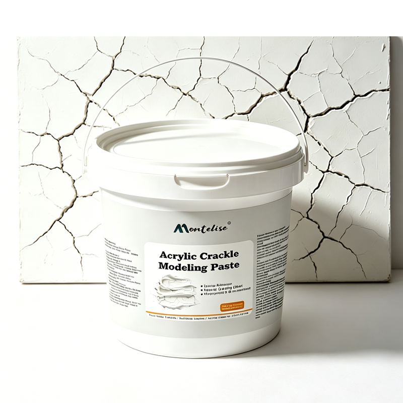 Montelise crackle paste for vintage texture and decorative surface effects