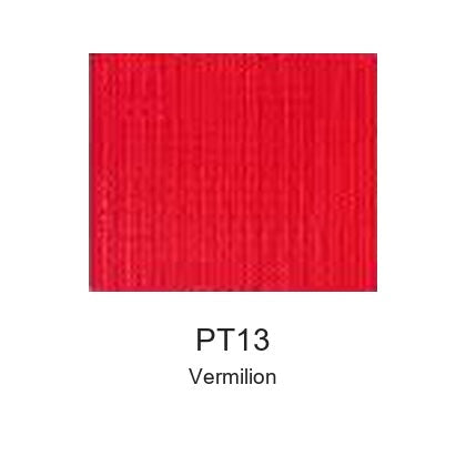 Montelise spray paint PT13 Vermilion color swatch