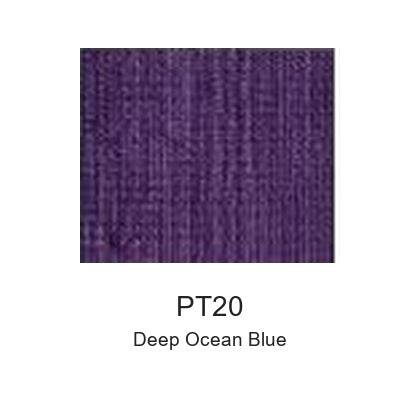 Montelise spray paint PT20 Deep Ocean Blue color swatch