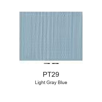 Montelise spray paint PT29 Light Gray Blue color swatch