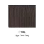 Montelise spray paint PT34 Light Cool Gray color swatch