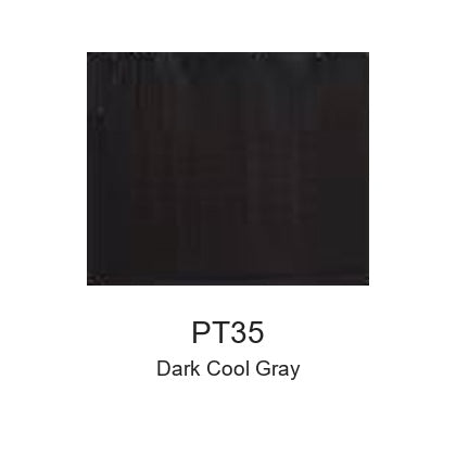 Montelise spray paint PT35 Dark Cool Gray color swatch