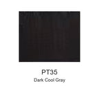Montelise spray paint PT35 Dark Cool Gray color swatch